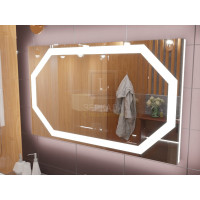 Зеркало для ванной с подсветкой Потенза 70х50 см