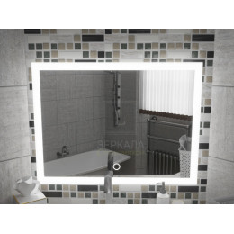 Зеркало с подсветкой для ванной комнаты Верона 110х80